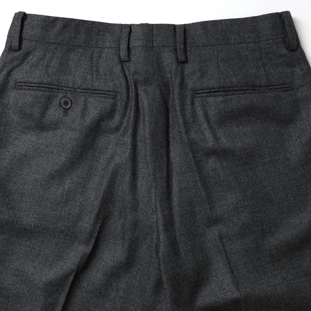 SUPRE LIGHT WOOL TWO-TUCK SLACKS