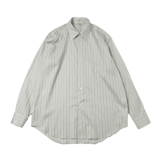 COTTON SILK STRIPE SHIRT