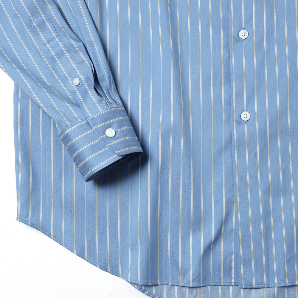 AURALEE(オーラリー) COTTON SILK STRIPE SHIRT (A26AS01CS) | AURALEE