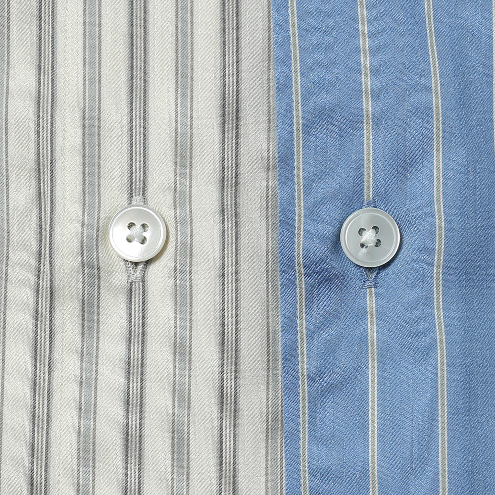 AURALEE(オーラリー) COTTON SILK STRIPE SHIRT (A26AS01CS) | AURALEE