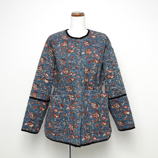 BLOCK PRINT QUILTED JACKET