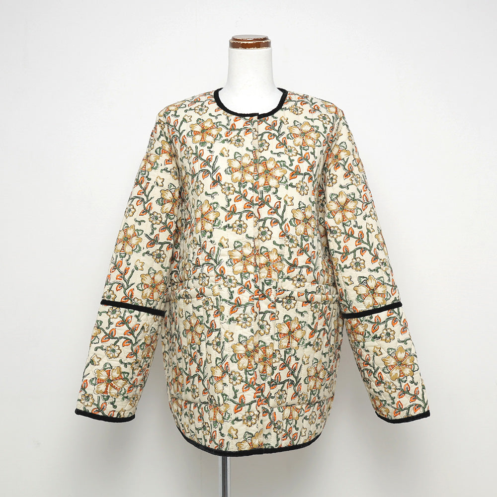 BLOCK PRINT QUILTED JACKET