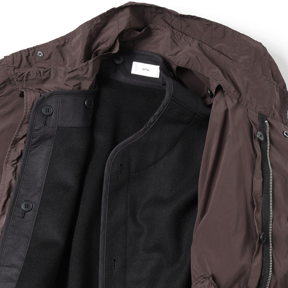 ジャケット・アウター ATON AIR WEATHER SHORT MODS COAT Size6 AIR WEATHER | SHORT MODS COAT – ATON | エイトン