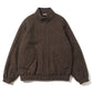 LAMA SHETLAND WOOL TWEED ZIP BLOUSON