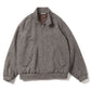 LAMA SHETLAND WOOL TWEED ZIP BLOUSON