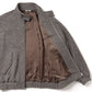 LAMA SHETLAND WOOL TWEED ZIP BLOUSON