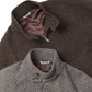 LAMA SHETLAND WOOL TWEED ZIP BLOUSON