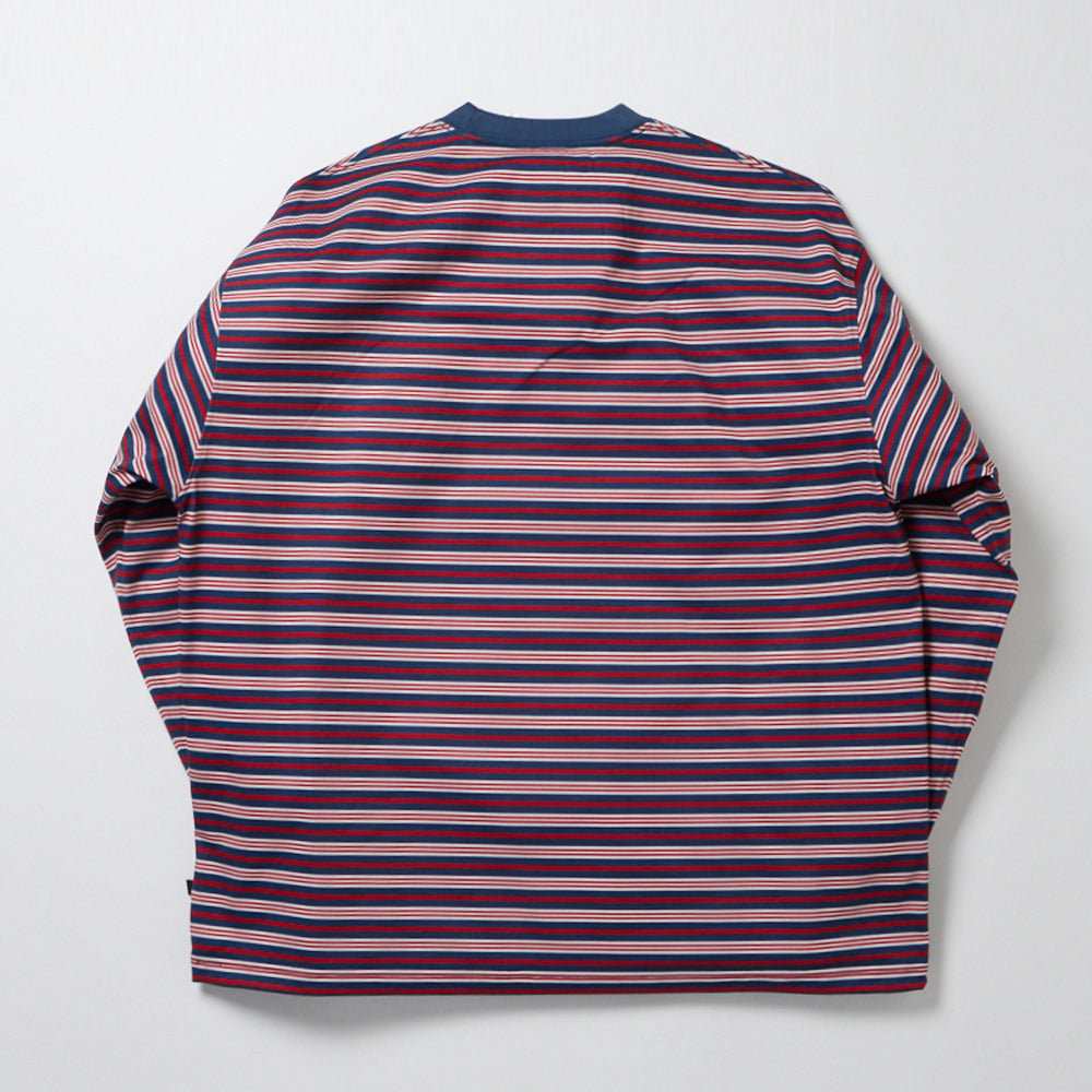 DAIWA PIER39 (ダイワピア39) TECH DRAWSTRING MULTI BORDER L/S TEE 