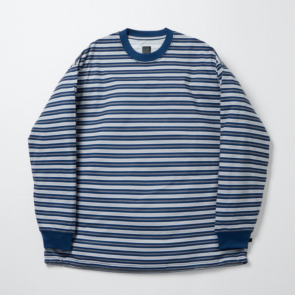 DAIWA PIER39 (ダイワピア39) TECH DRAWSTRING MULTI BORDER L/S TEE 
