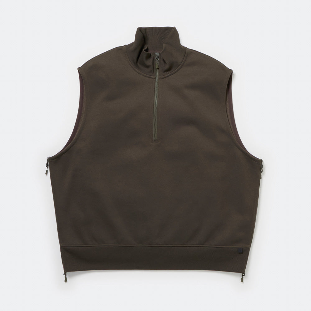 TECH SWEAT ZIP VEST PULLOVER