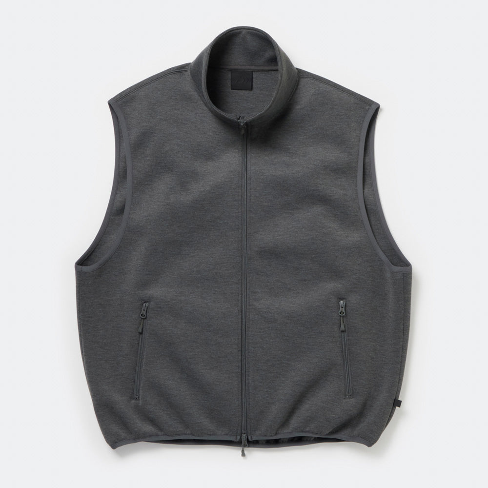 TECH SCUBA KNIT STAND COLLAR VEST