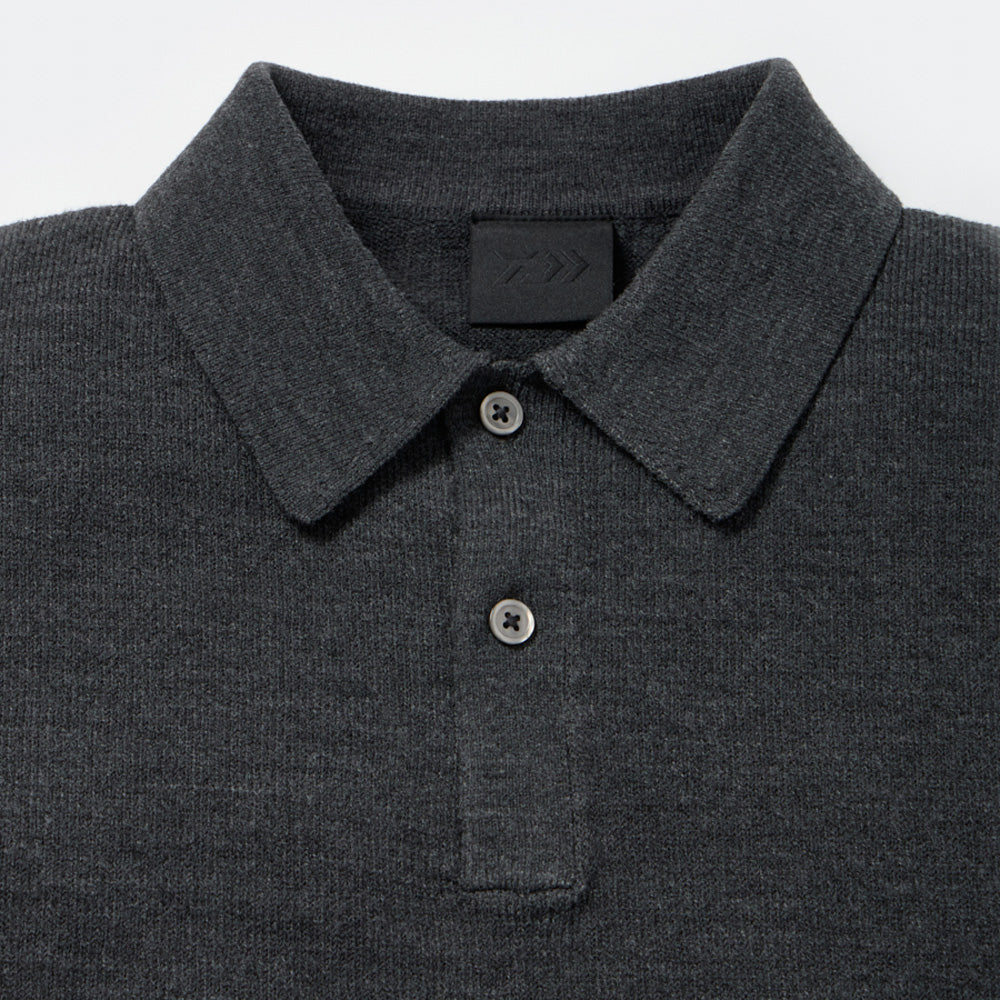 TECH KNIT POLO L/S Brewed Protein 10/24 PRE-ORDER