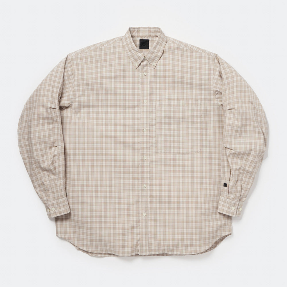 TECH BUTTON DOWN SHIRT L/S GREN PLAID