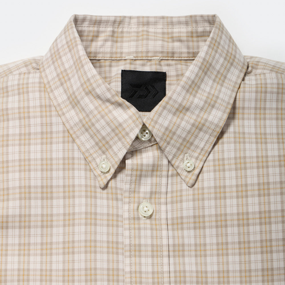 TECH BUTTON DOWN SHIRT L/S GREN PLAID