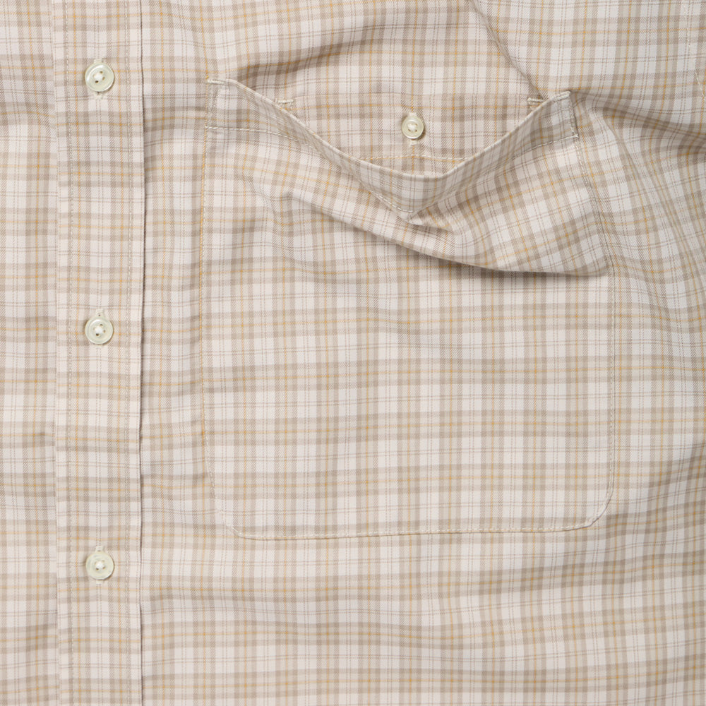 TECH BUTTON DOWN SHIRT L/S GREN PLAID