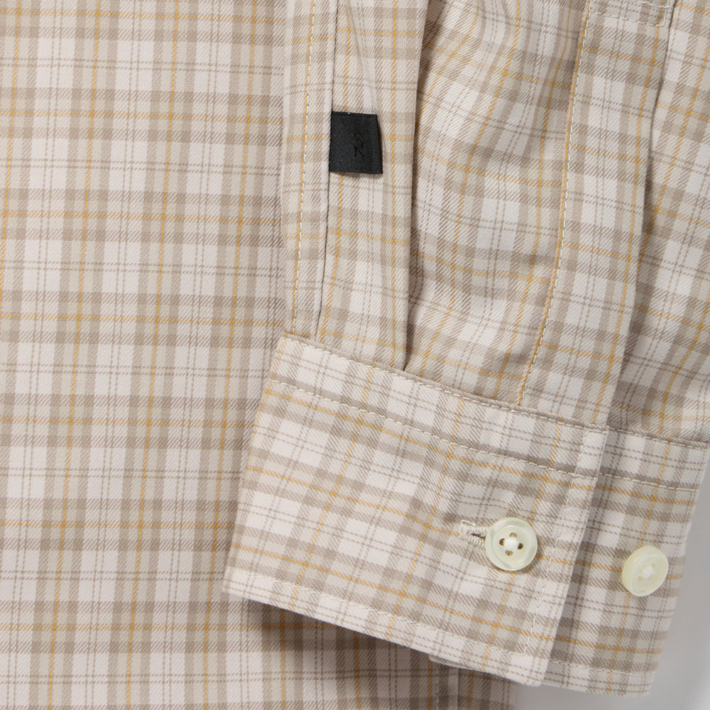 TECH BUTTON DOWN SHIRT L/S GREN PLAID