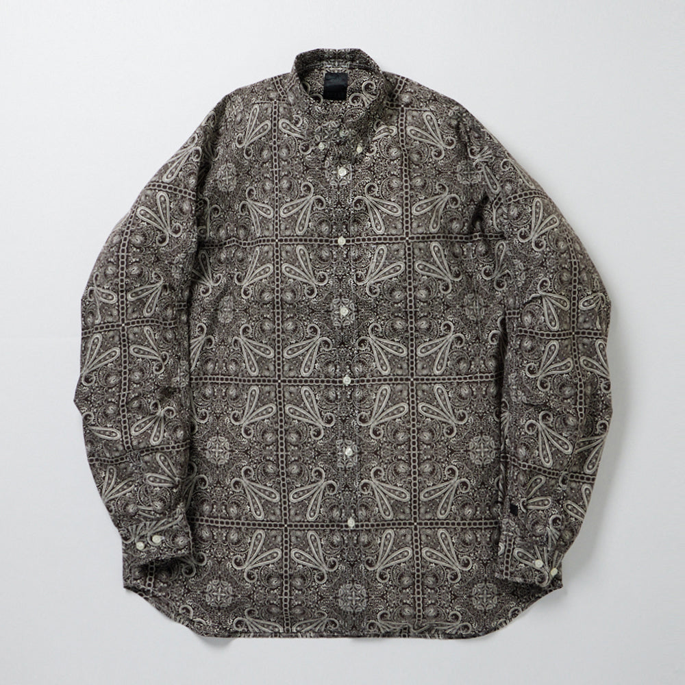 TECH BUTTON DOWN SHIRTS L/S PAISLEY