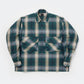 TECH SPORTS OPEN COLLAR SHIRT L/S BIG TARTAN