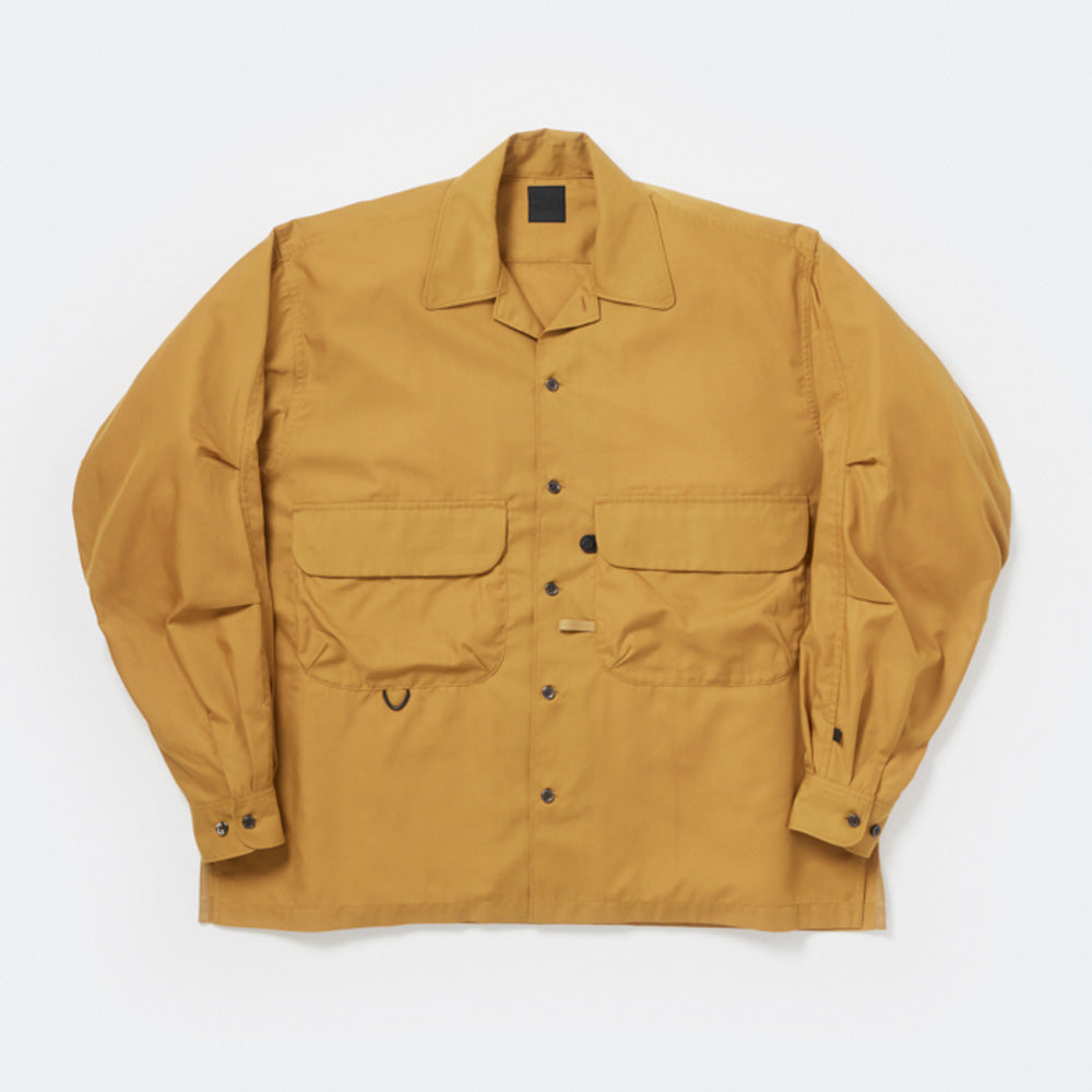 TECH SPORTS OPEN COLLAR SHIRT L/S SOLID Pre-order closes 7/25