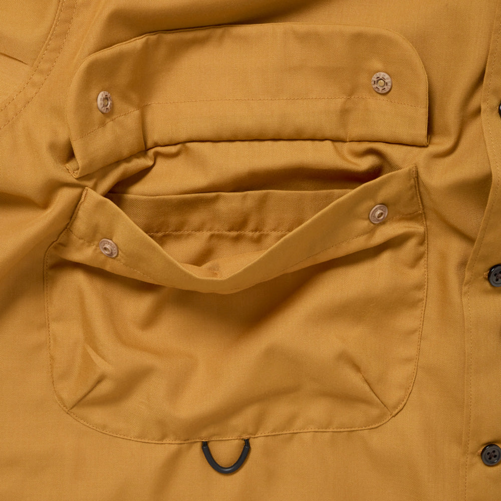 TECH SPORTS OPEN COLLAR SHIRT L/S SOLID Pre-order closes 7/25