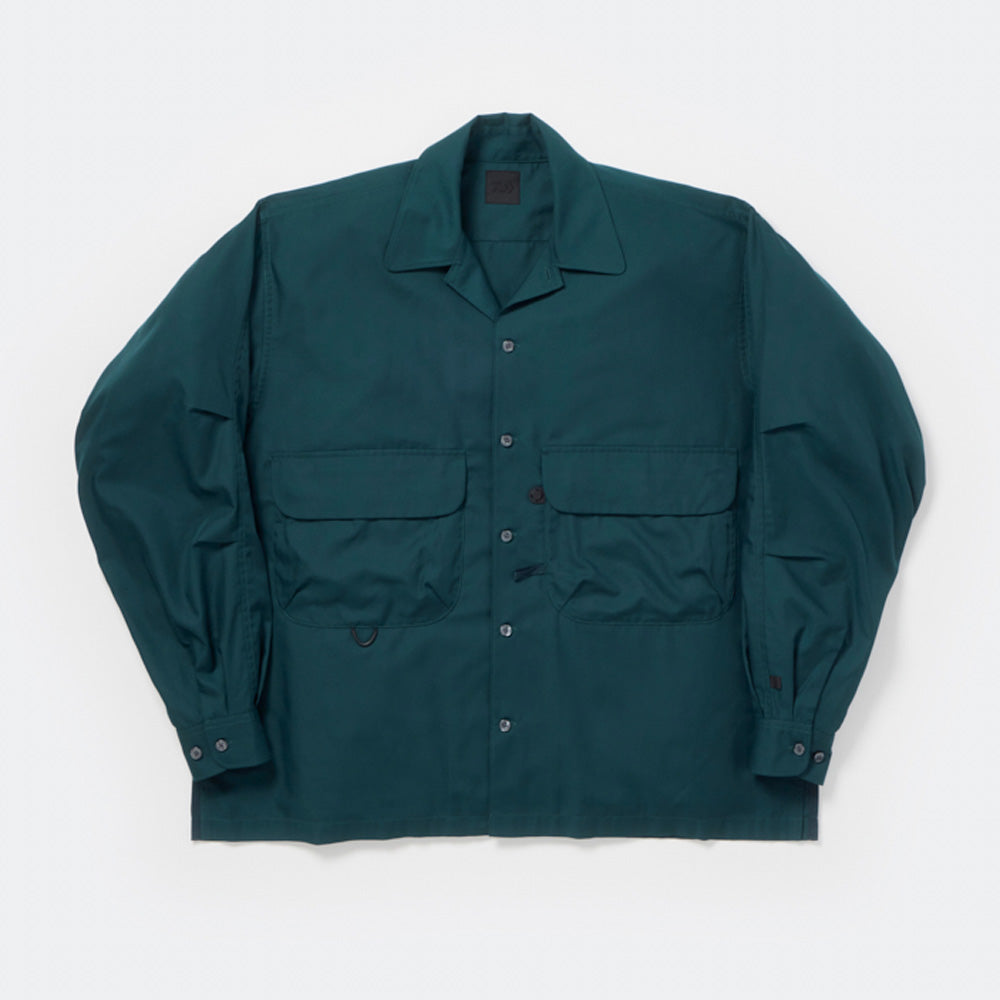 DAIWA PIER39 TECH SPORTS OPEN COLLAR SHIRT L/S SOLID (BE-82026W