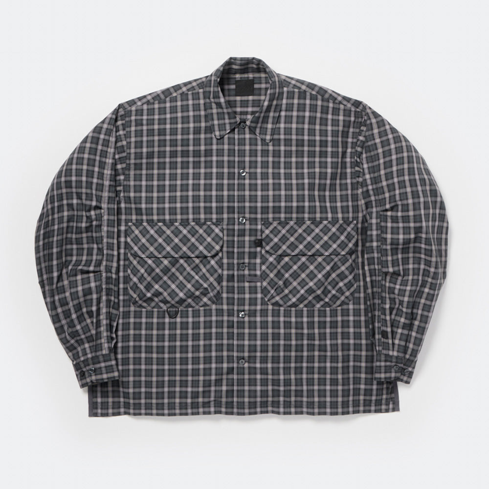 DAIWA PIER39 (ダイワピア39) TECH SPORTS OPEN COLLAR SHIRT L/S GREN