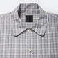 TECH SPORTS OPEN COLLAR SHIRT L/S GREN PLAID