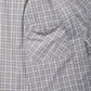 TECH SPORTS OPEN COLLAR SHIRT L/S GREN PLAID