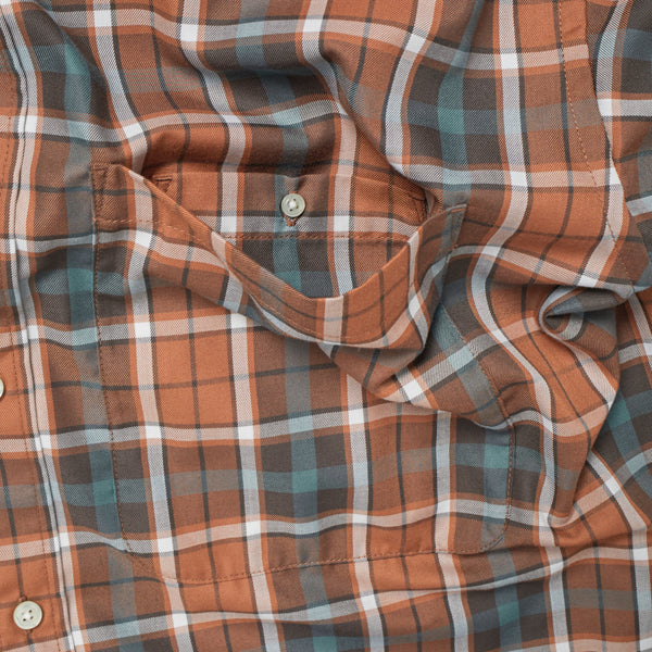 TECH BUTTON DOWN SHIRTS L/S TARTAN PLAIDS