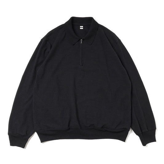 Co/Silk Nep Harf-Zip P/O