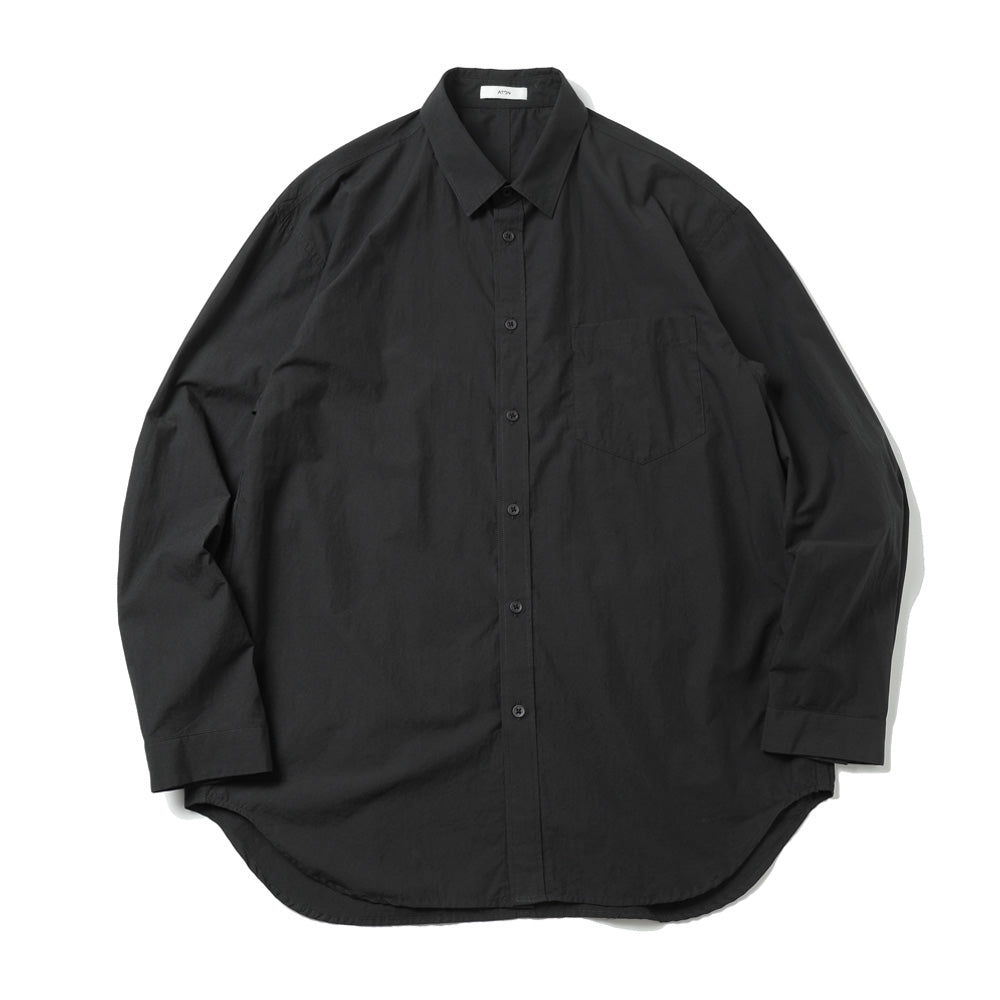 ATON (エイトン) SUVIN BROAD WASHED SHIRT (BLAGGW0004) | ATON