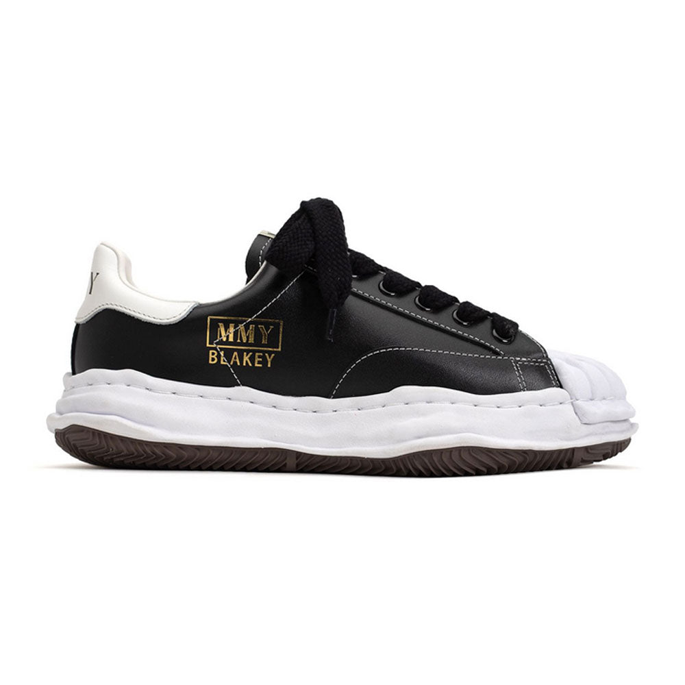 (BLAKEY) OG Sole Leather Low-top Sneaker BLACK