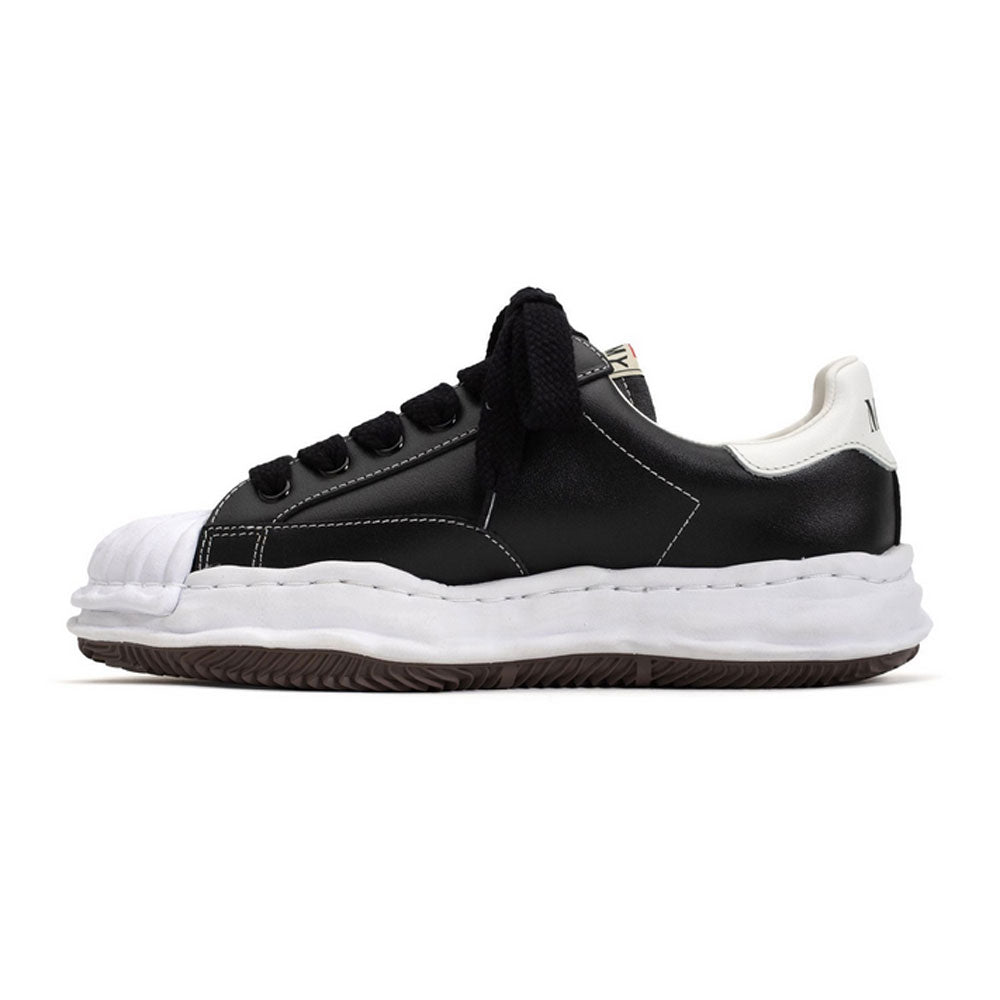 (BLAKEY) OG Sole Leather Low-top Sneaker BLACK