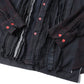 Flannel Shirt -> Ribbon Wide Shirt / Over Dye(BLACK-1)