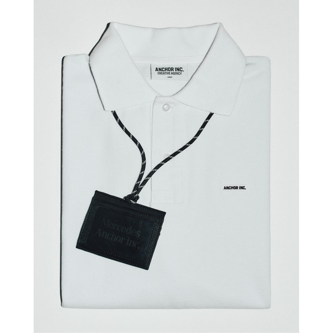 ANCHOR INC.) BOLD LOGO PATCHED POLO SHIRT (ANCSS26TP07) | ANCHOR