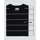 BOLD LOGO PATCHED STRIPED TEE