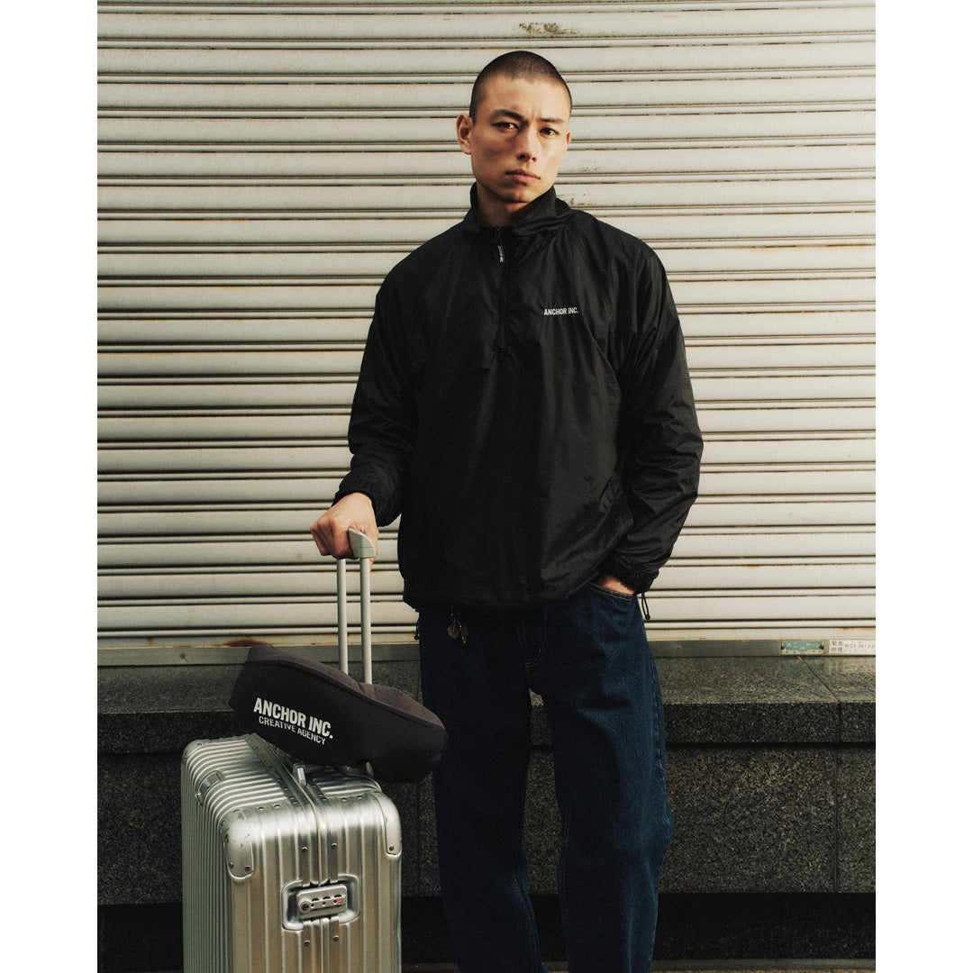 ANCHOR INC.) BOLD LOGO RIPSTOP ANORAK (ANCSS26TP08) | ANCHOR INC