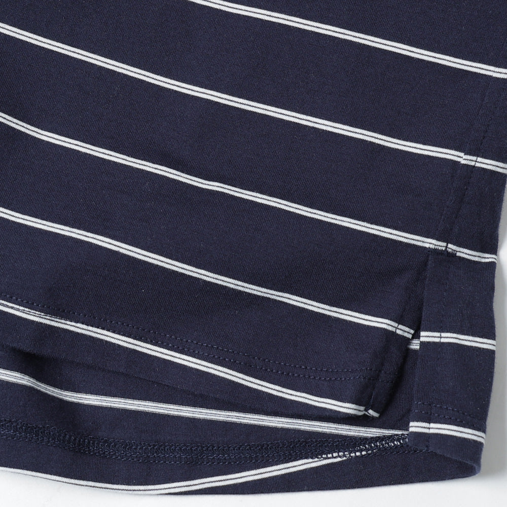DWELLER S/S TEE BORDER COTTON JERSEY