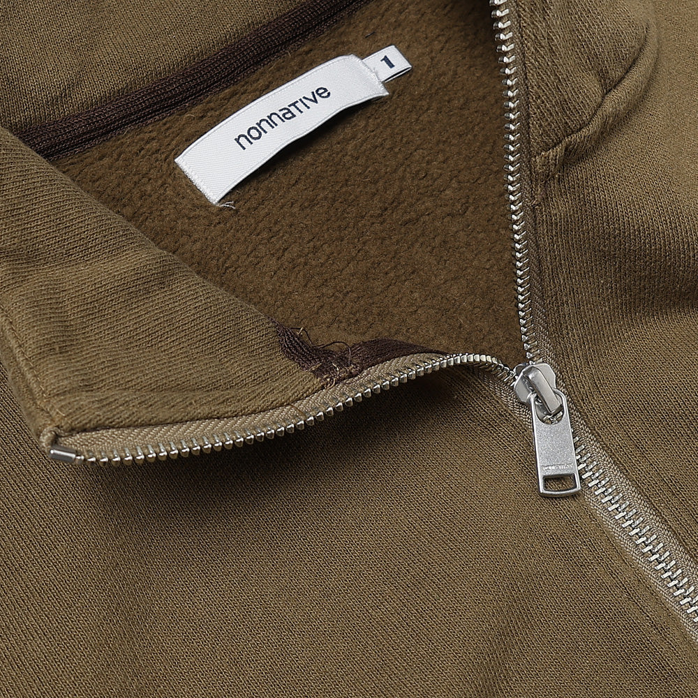 MARINER HALF ZIP PULLOVER COTTON SWEAT