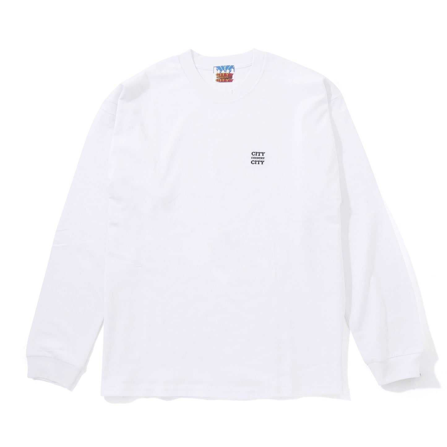 EMBROIDERED LOGO COTTON L/S T-SHIRT