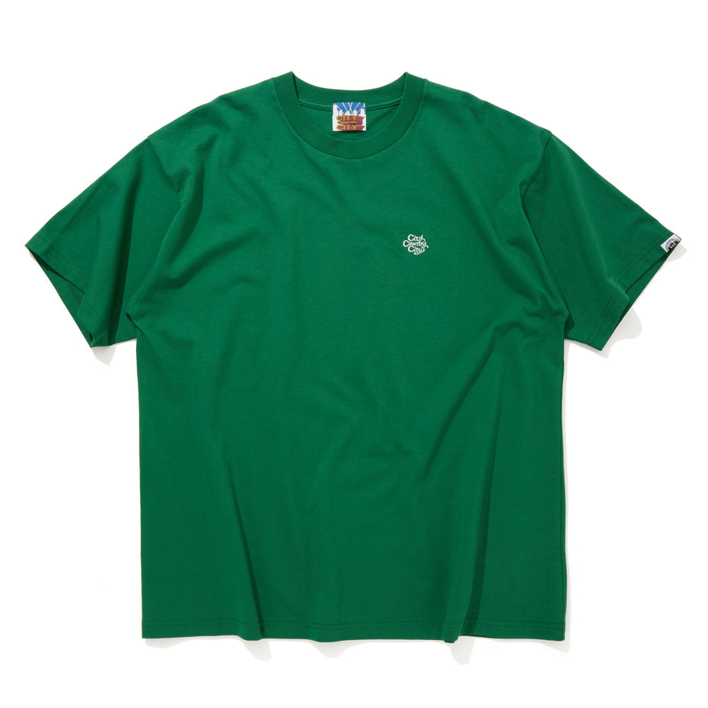 Embroidered Logo Cotton T-shirt Park