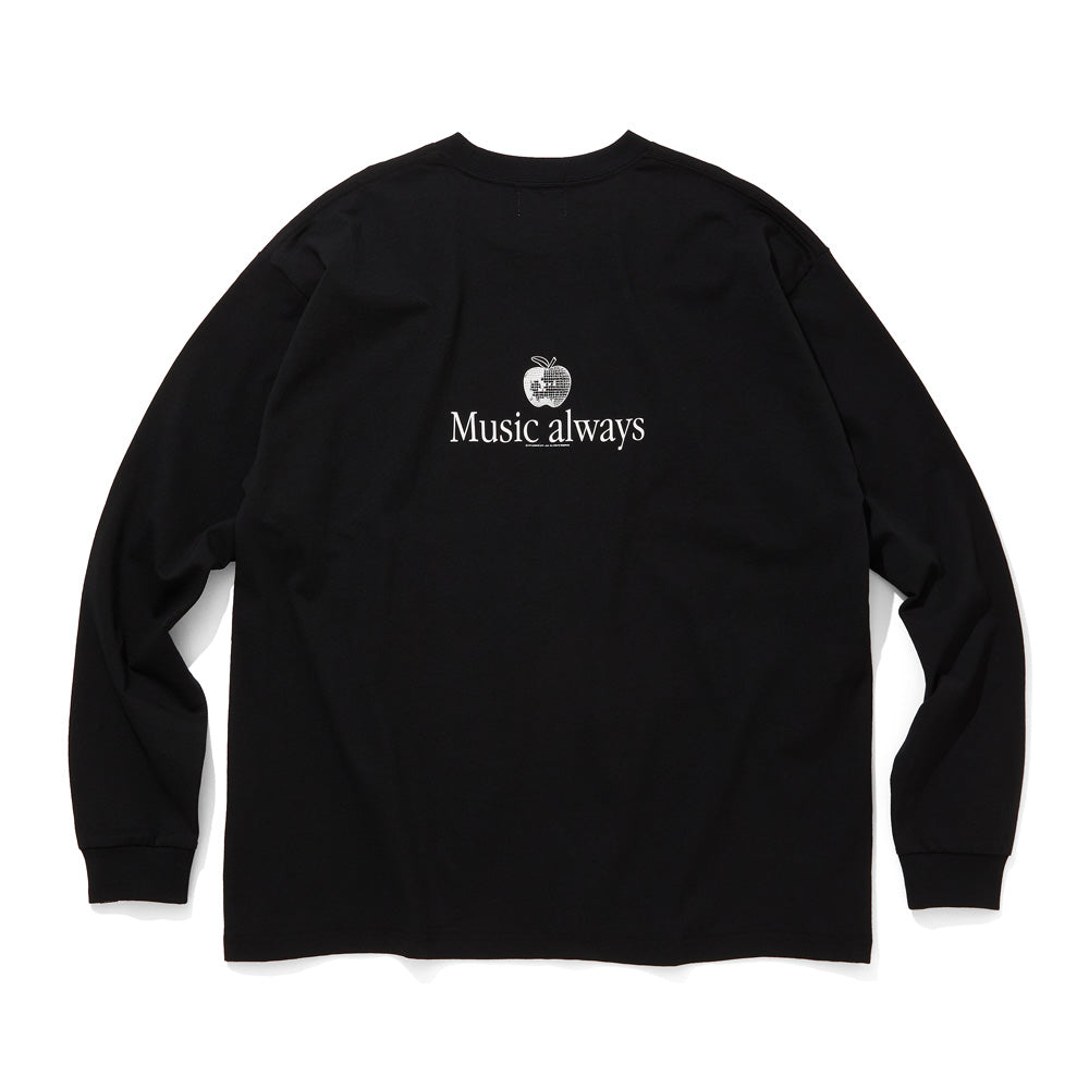 COTTON L/S T-SHIRT_Music always