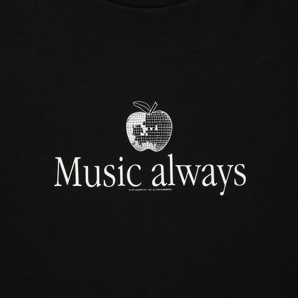 COTTON L/S T-SHIRT_Music always