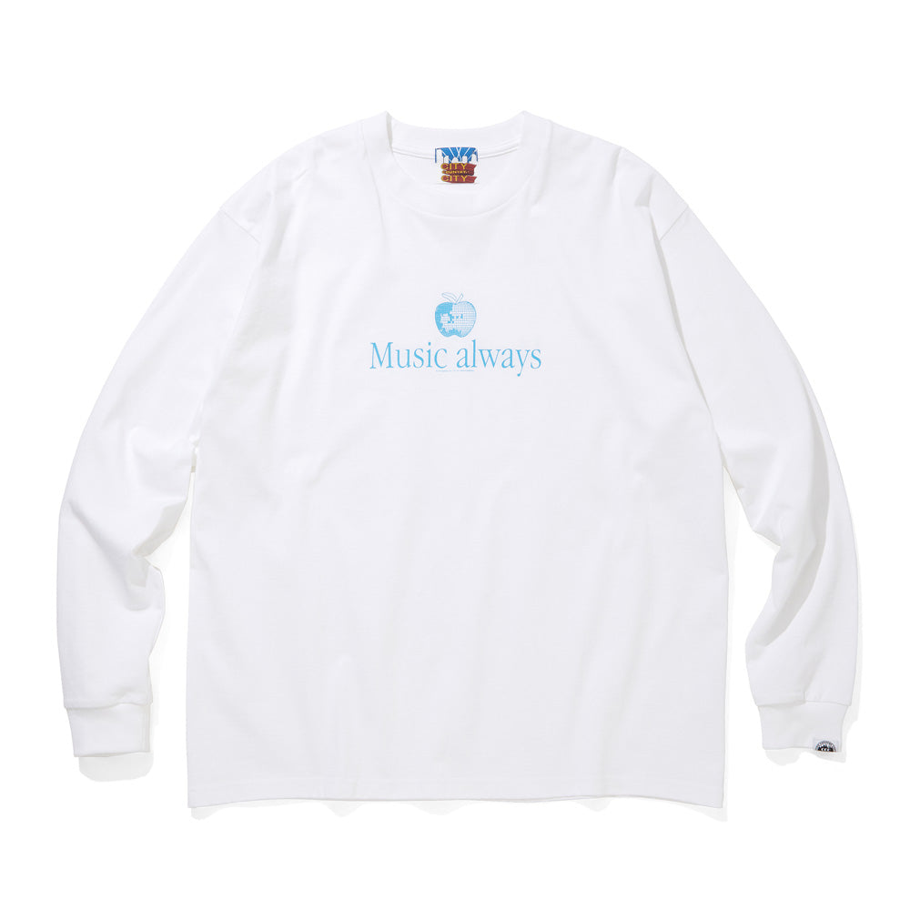 COTTON L/S T-SHIRT_Music always