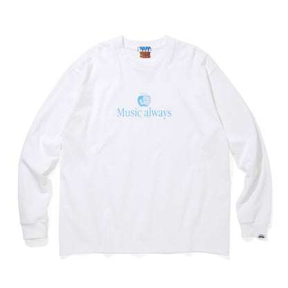 COTTON L/S T-SHIRT_Music always
