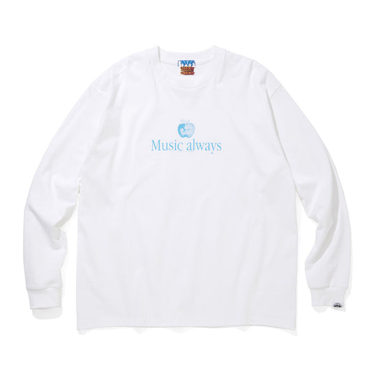 COTTON L/S T-SHIRT_Music always