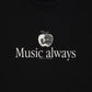 COTTON S/S T-SHIRT_Music always