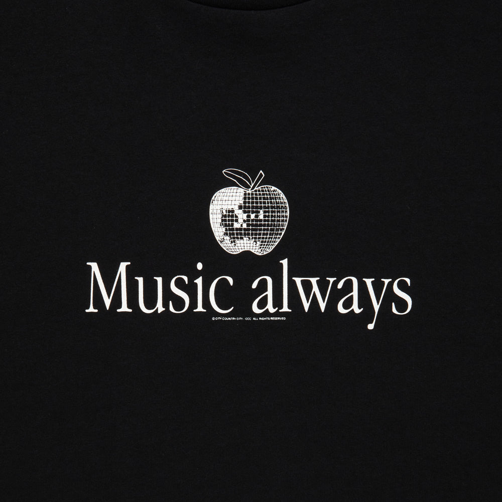 COTTON S/S T-SHIRT_Music always