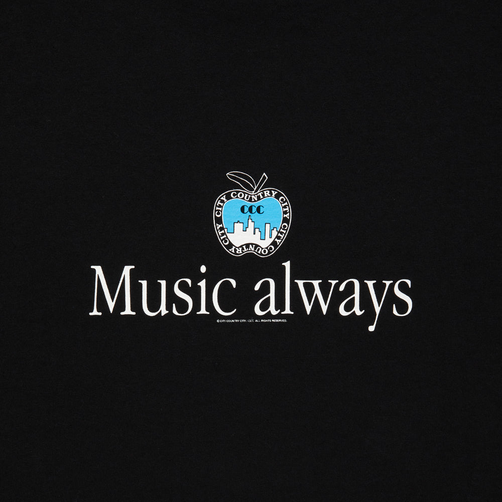 COTTON S/S T-SHIRT_Music always