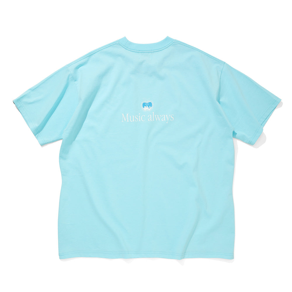 COTTON S/S T-SHIRT_Music always